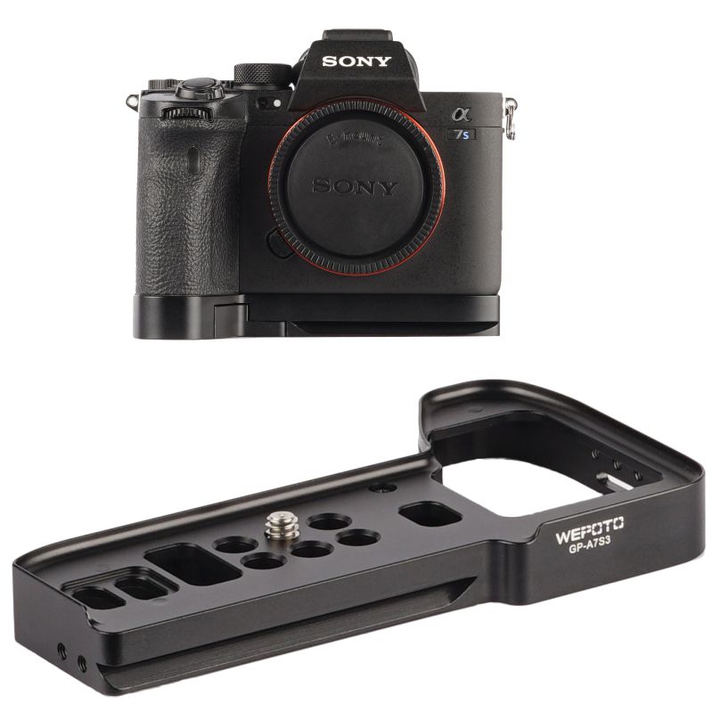 WEPOTO A7S3 A7SIII camera handle quick fit plate accessories grip protection base suitable for Sony