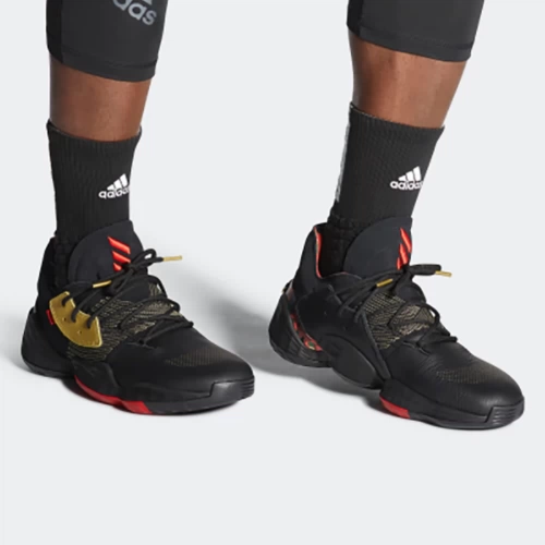 Cool City подлинный adidas harden vol.4 harden корова навыки кожи баскетбол обувь FW3136