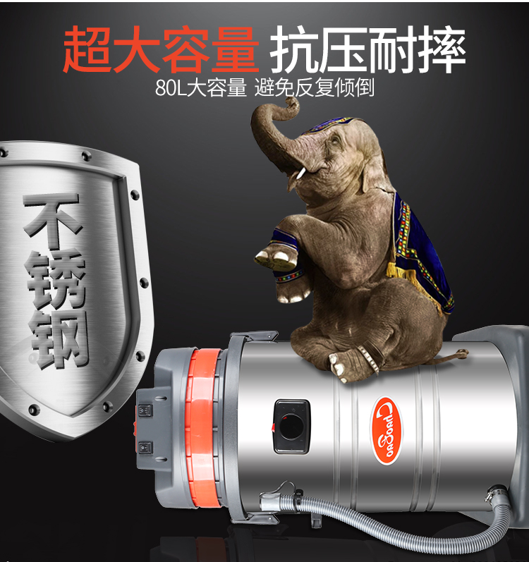 điện máy xanh robot hút bụi Máy hút bụi gia đình Chaobao mạnh mẽ cửa hàng rửa xe công suất cao chuyên dụng Máy hút nước 2000W 3000W công nghiệp 60 lít - Máy hút bụi máy hút bụi bosch