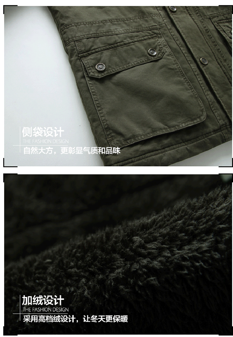 Blouson hiver pour homme en Coton - Ref 3115176 Image 22