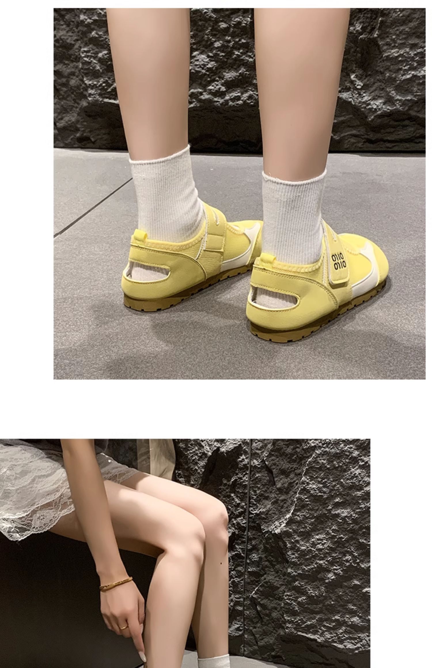 女童凉鞋2026秋季新款儿童包头中大童镂空网鞋子女孩网面透气漂亮 — 13