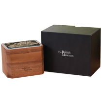 British Museum black walnut jewelry storage music box wedding Chinese Valentines Day gift for girlfriend birthday girl