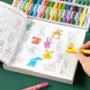Kindergarten stick figure 5000 cases Baby drawing book 2-6 years old children's hand painting book Introduction coloring book