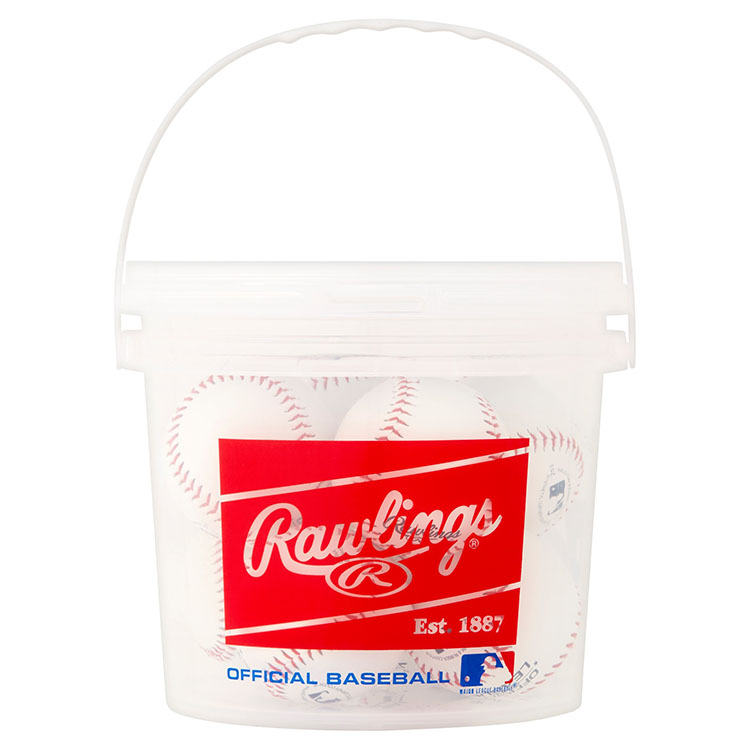 Rawlings-Rolls giải đấu chính thức cho trẻ em dưới 8 tuổi bóng chày 8 gói với bộ xô bóng chày - Bóng chày 	gậy bóng chày giá