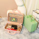 Retro suitcase 14-inch portable cosmetic case cute storage box small password mini trolley case travel case