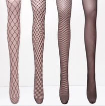 Hollow fishing net stockings sexy anti-hook silk large mesh socks small mesh stockings pantyhose women black mesh 0