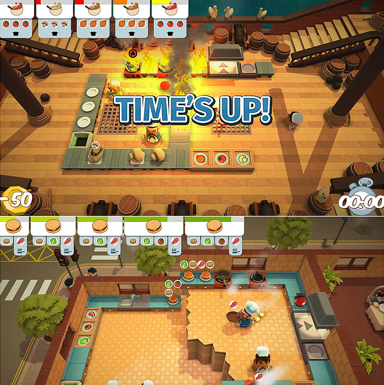 Trò chơi Nintendo Switch NS Cooked 2 Bếp ồn ào 2 Bếp chia tay 2 Điểm Trung Quốc - Trò chơi dia game ps4
