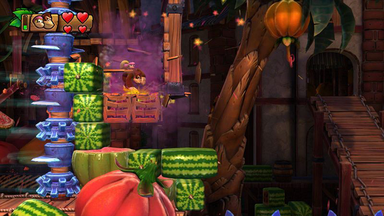 Nintendo switch ns trò chơi cassette lớn Donkey Kong nhiệt đới lạnh hiện tại - Trò chơi dvd game