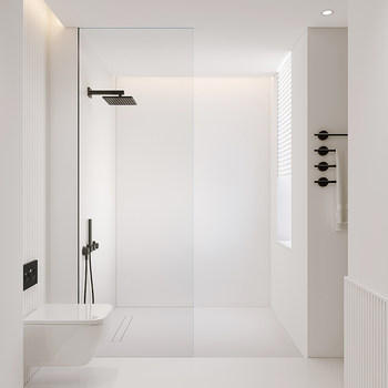 Factory direct sales of frameless partitions for shower rooms made in foshan