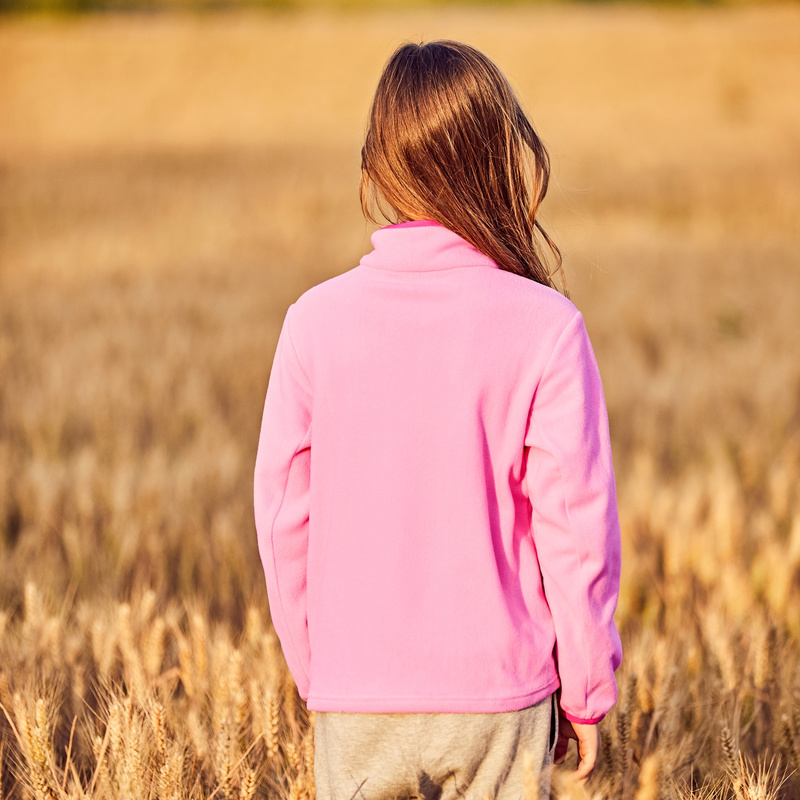 Toread 探路者 户外探索系列 抗静电轻薄款儿童抓绒衣外套 QACG95017 聚划算+天猫优惠券折后￥65包邮（￥85-20） 男、女童多色可选