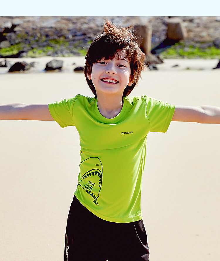 探路者 2022年春季款 户外速干 男童短袖T恤 天猫优惠券折后￥39包邮（￥69-30）120~170码多色可选