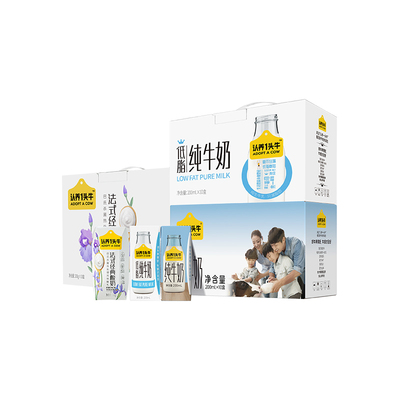 认养一头牛全脂纯奶学生奶