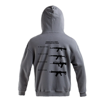 National theme series from Type 95 to QBZ rifle silhouettes hooded sweatshirts new autumn and winter jackets