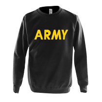 U S ARMY military theme Japanese retro sweatshirt terry cloth round neck sweatshirt bottoming shirt
