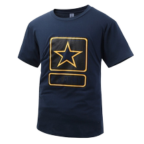 New Products Outdoor Loose Arms Loose short sleeves T-shirt hommess cotton respirable mens occasionnels T-shirt ARMY Big Star Pets