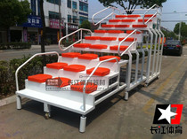 Track and field venue mobile retractable finish referee stand timing stand stand 27 seats 24 seats 18 seats 12 seats