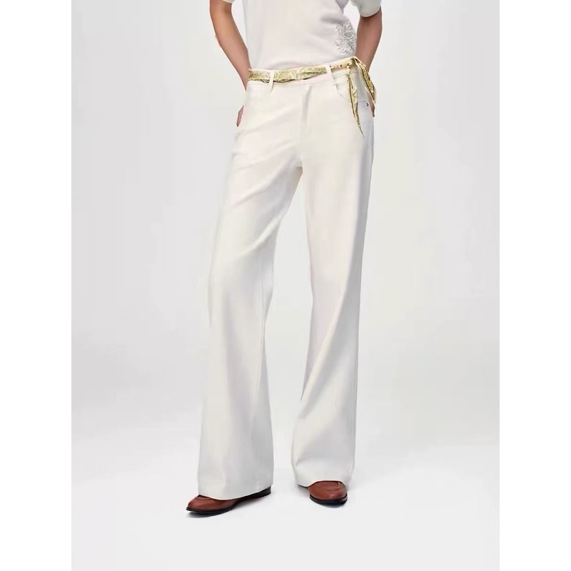 Yajia Autumn White Pants Yajia Autumn White Pants