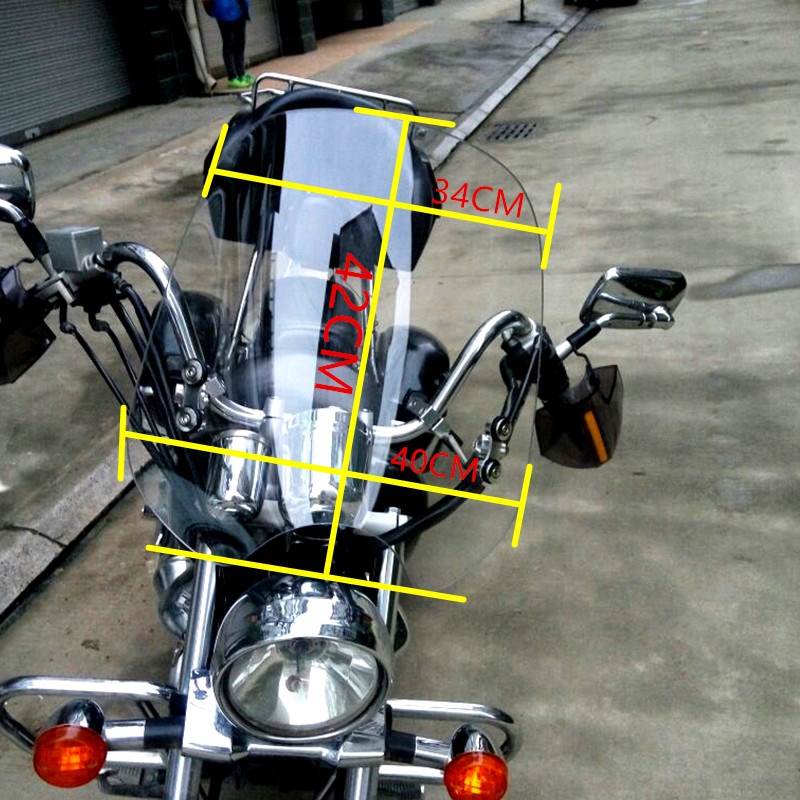 Kính chắn gió xe máy phía trước Prince GZ150 đã được sửa đổi kính chắn gió xe máy wave rsx