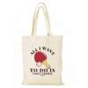 Table Tennis table tennis canvas bag sports canvas bag custom large capacity environmentally friendly shopping bag for outing