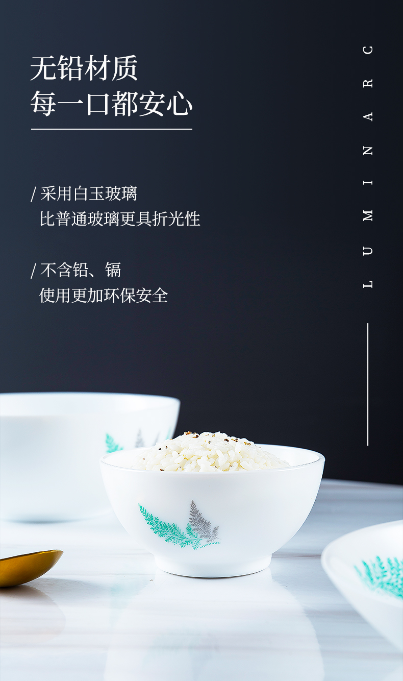 乐美雅 迪瓦丽凝霜系列 碗碟套装 10件套 图3