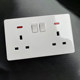 Hong Kong and Macau version of the United Kingdom 13A socket with Typec+USB fast charge British square foot socket electric panel type 86