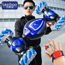 Gesture induction deformation remote control car aerobatic twist driver control off-road car Four-drive climbing boy childrens toys