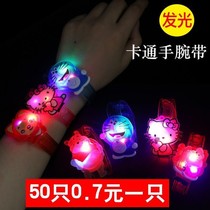 Luminous Bracelet Cartoon Creative Watch Flash Hand Wristband Luminous Children Gift Small Toy Ground Stall Source