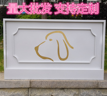 Wrought outdoor flower stand ground creative planting flower trough coffee restaurant partition fence shopping mall outside the flower box customization