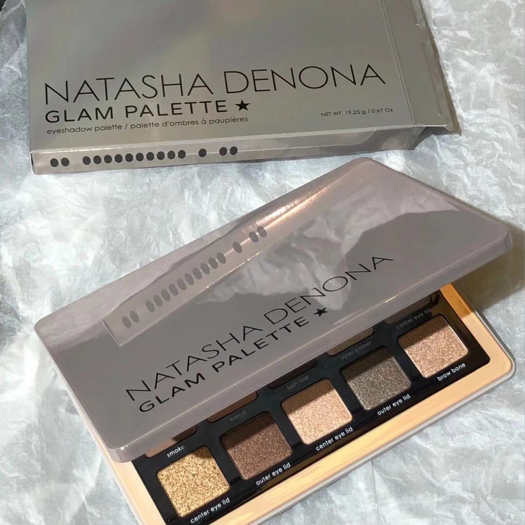 Natasha Denona DN 15-color Glam eye shadow cement plate dry rose retro pink Retro