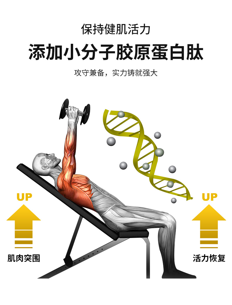 欧力姆 支链氨基酸BCAA 健身增健肌 30袋/盒 图3