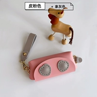 Кожа розовая Серое сердце Кожа розовая