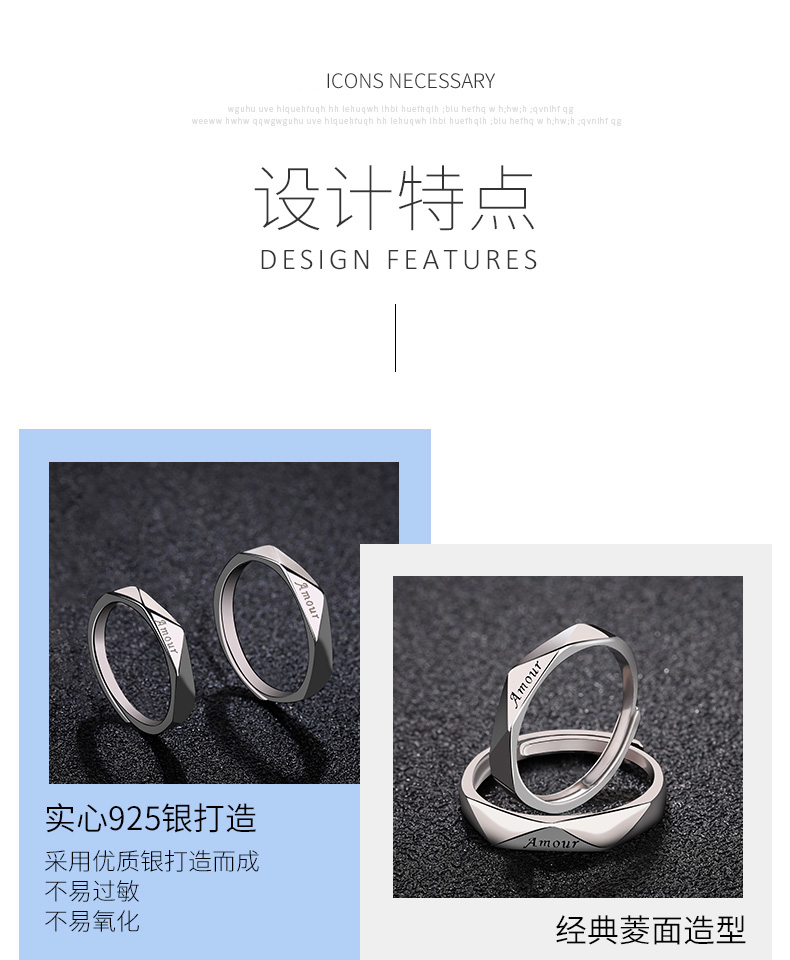 Bague mixte en Argenterie - Ref 3087293 Image 11