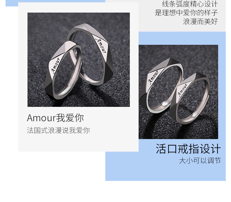 Bague mixte en Argenterie - Ref 3087293 Image 12