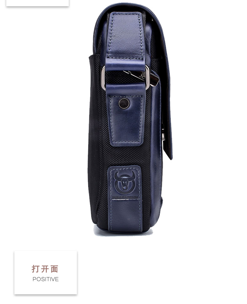 Cow Captain Leather Men Vai nam chéo vai Lớp da Kinh doanh Bình thường Mới cá tính Trung bình Túi nhỏ - Túi của con người túi louis vuitton