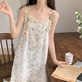 Сексуальная пижама, зеленая летняя юбка, эффект подтяжки, коллекция 2023, изысканный стиль, большой размер