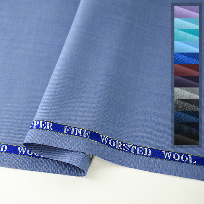 Spring and Summer High-End Suit Sets, Wool Fabric, Business Men's Suits and Trousers, Professional Attire, Fine-Spun Wool-Polyester Fabric, Women's Skirts