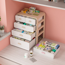 Medical box Household small large capacity medical box Dormitory student storage box Multi-layer drawer type emergency medical box
