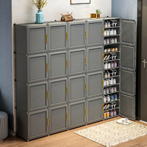 Put shoes storage artifact Net red shoe box sneakers storage box plastic transparent shoe rack 20 drawers shoe cabinet