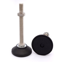 FT-8016150A horizontal adjustment of heavy nylon foot seat fixed support foot seat anti-slip shock absorbing foot cup m16