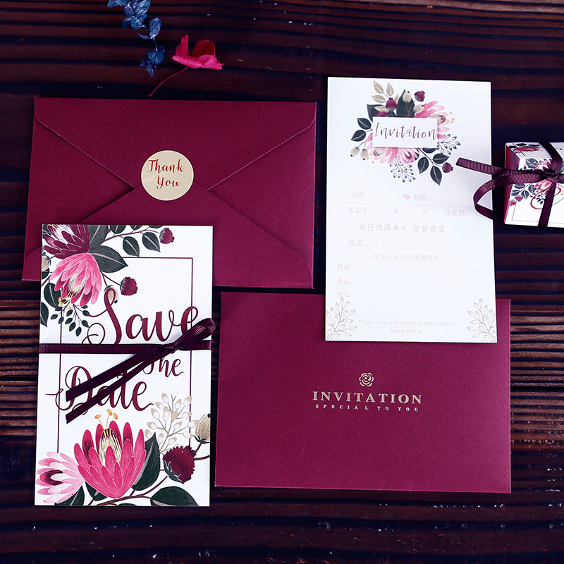 usd 4 58 red invitation wedding creative 2018 high end invitations