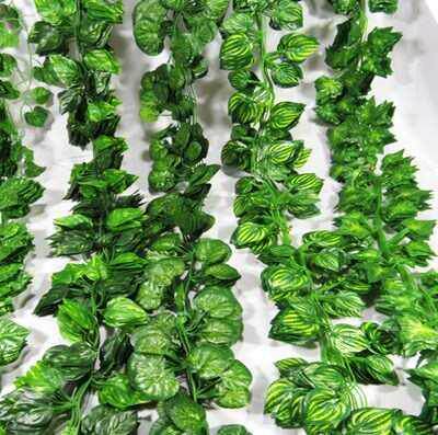 JMJN Artificial Ivy Leaf Garland Plants Vine Fake Foliage Fl