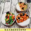 Simulation dish model Wooden barrel rice Fish-flavored shredded pork Kung Pao chicken Wooden barrel rice model Donburi model customization