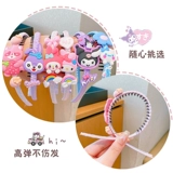 Sanrio, детский мультяшный милый ободок, безвредный аксессуар для волос, не повреждает волосы