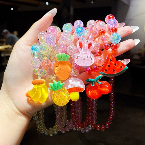 Детское кольцо, серьги, браслет для принцессы, милое ювелирное украшение