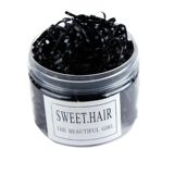 Детский аксессуар для волос, резинка, одноразовая черная детская безвредная повязка на голову, увеличенная толщина