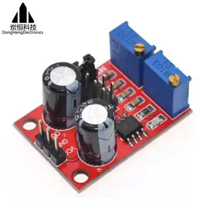 NE555 pulse frequency duty cycle adjustable square wave rectangular signal generator stepper motor drive board module