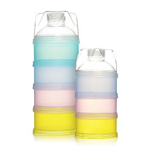 Deposit milk powder milk tank 4 Grid Case Multilayer Milk Storage Box Out Portable Multilayer Milk Grit Box Milk Box Portable