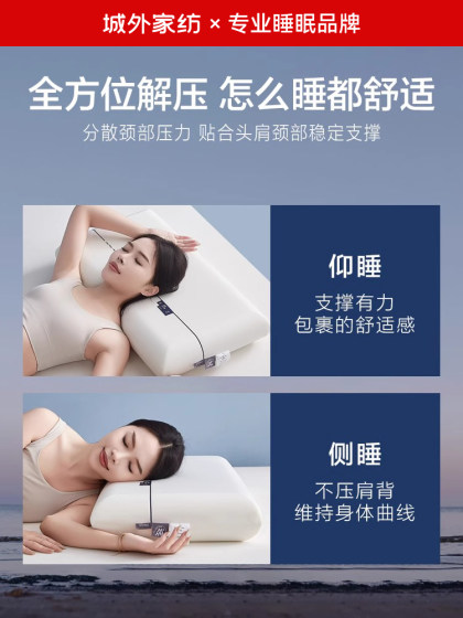 Citi Pillow Pillow Core Supports the Cervical Spine to Aid Sleep, Deep Sleep Pro, Adult Hotel Same Model, Children's Slow Rebound Memory Foam