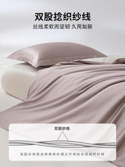 City-Style Long-Staple Cotton Four-Piece Set 100S High-Density Pure Cotton 2025 New Model Light Luxury High-End Feel Master Bedroom