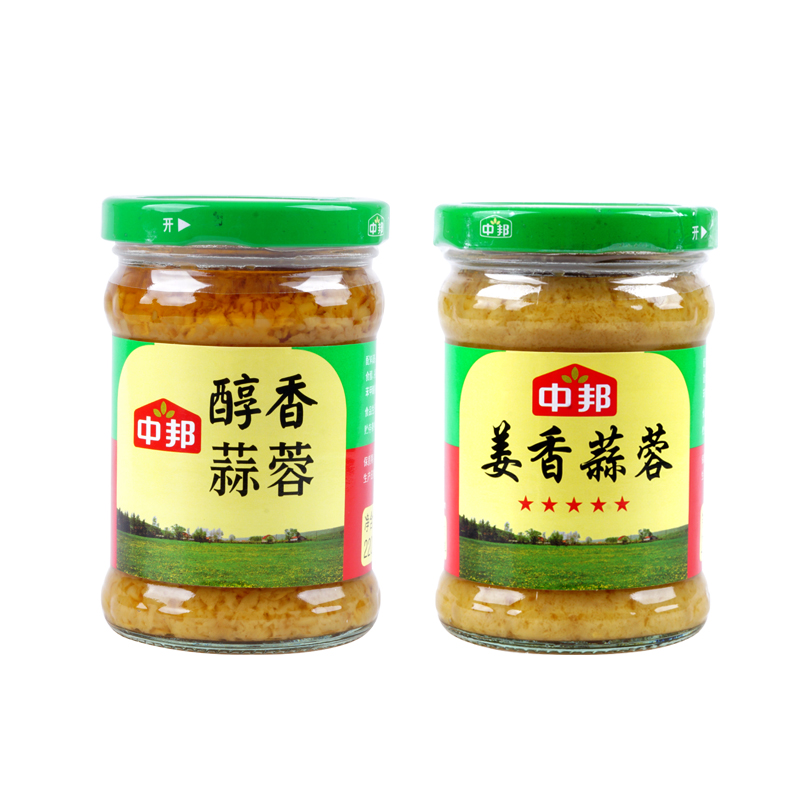 Medium Bomb garlic sauce 220g * 1 bottle of 2 bottles combined with seasoning mixed with mixed pasta chili sauce